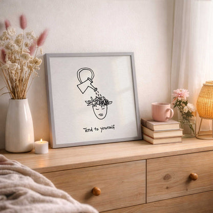 Picture of art in a room