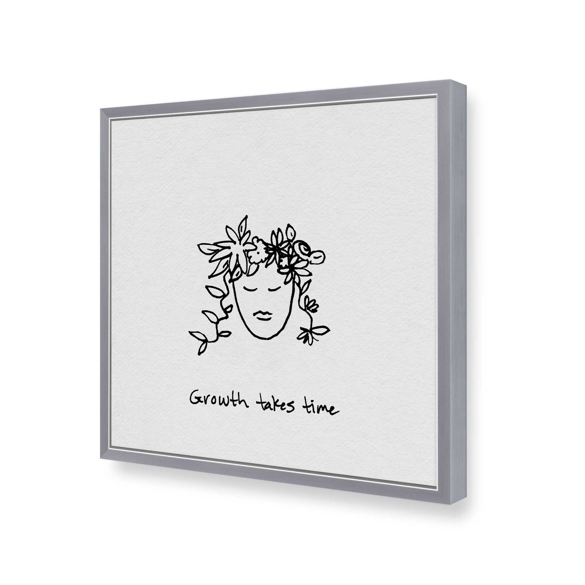 [Color:Polished Chrome], Picture of art in a Polished Chrome frame of the corner