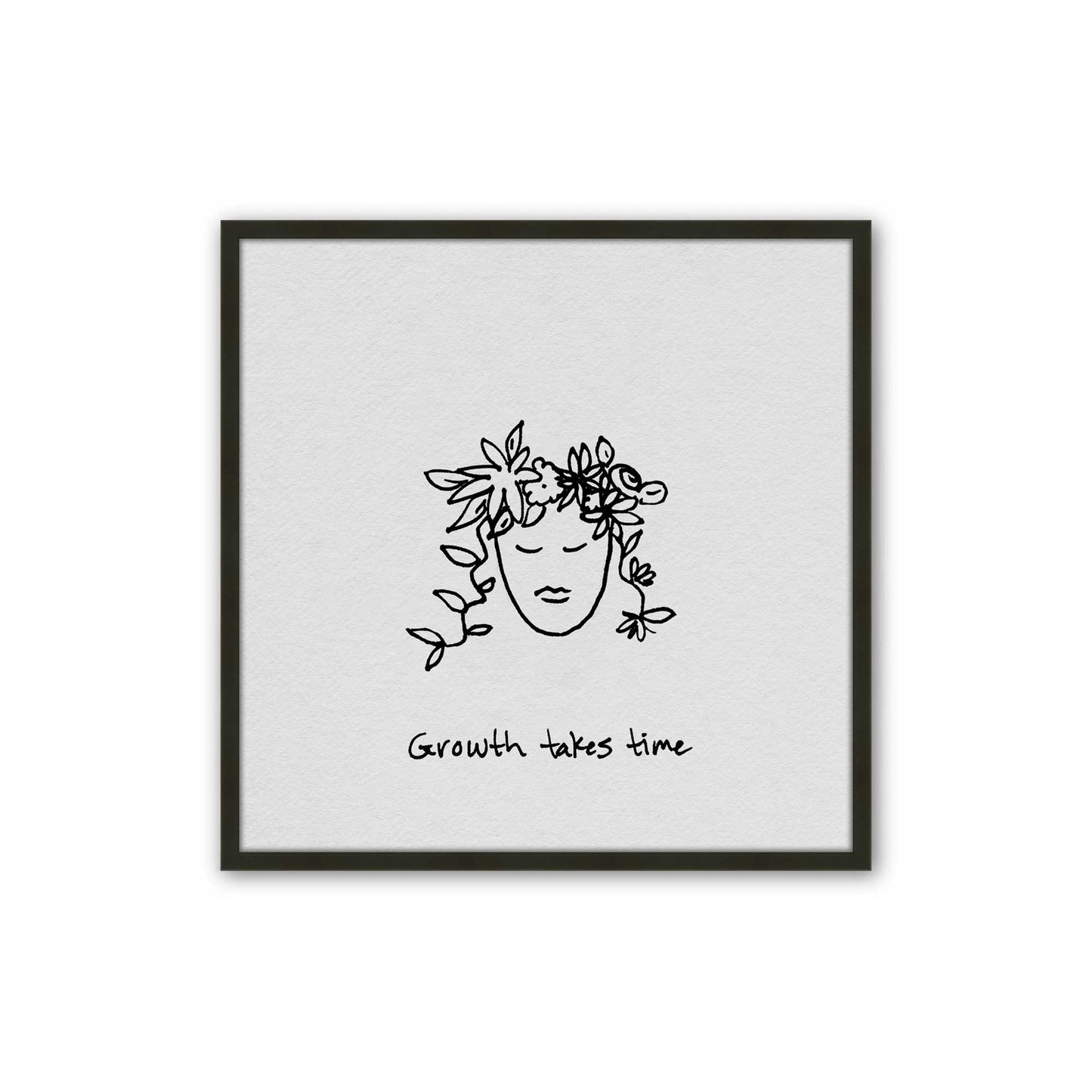 [Color:Satin Black], Picture of art in a Satin Black frame