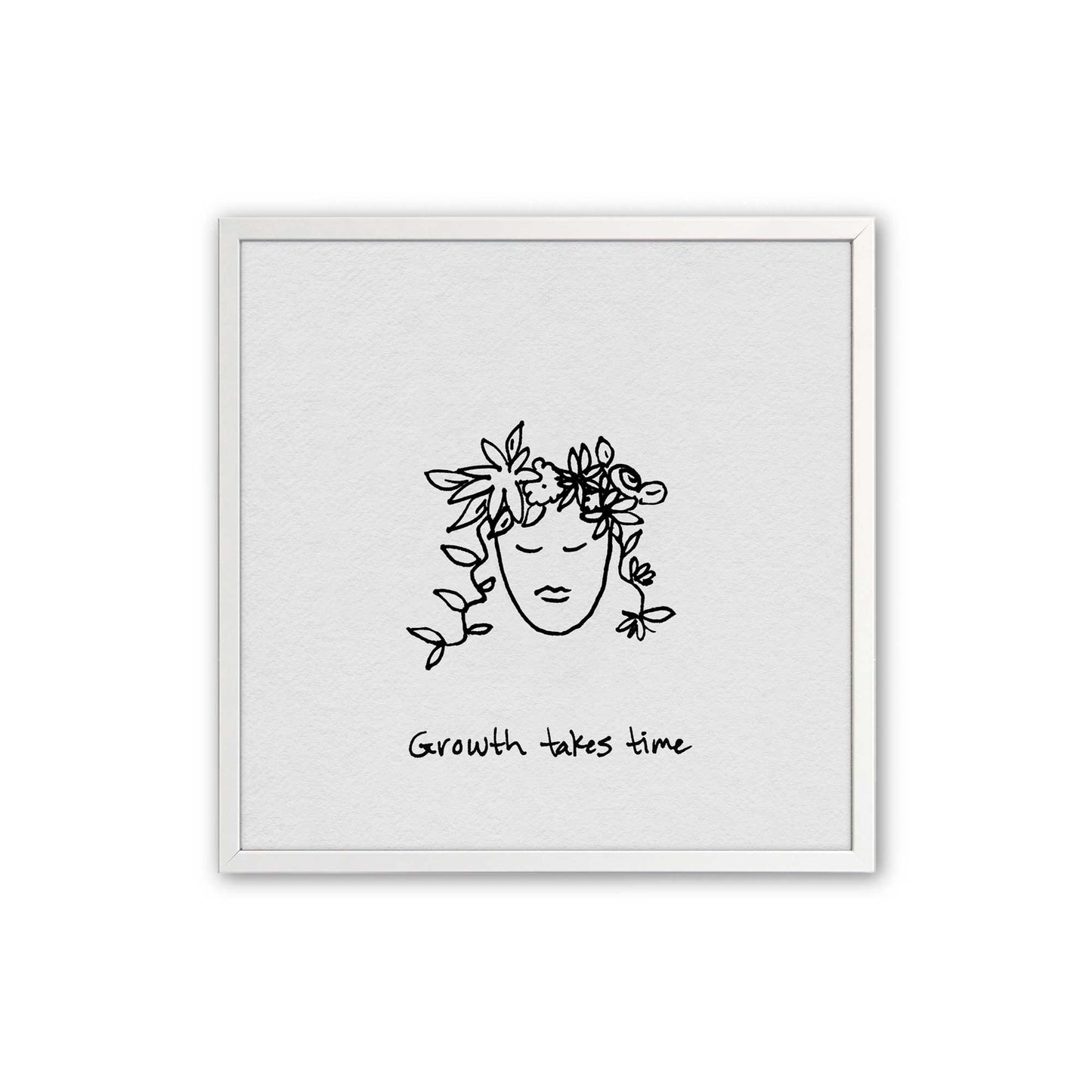 [Color:Opaque White], Picture of art in an Opaque White frame