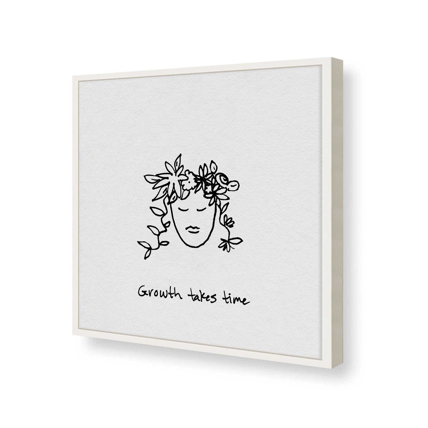 [Color:Opaque White], Picture of art in a Opaque White frame of the corner