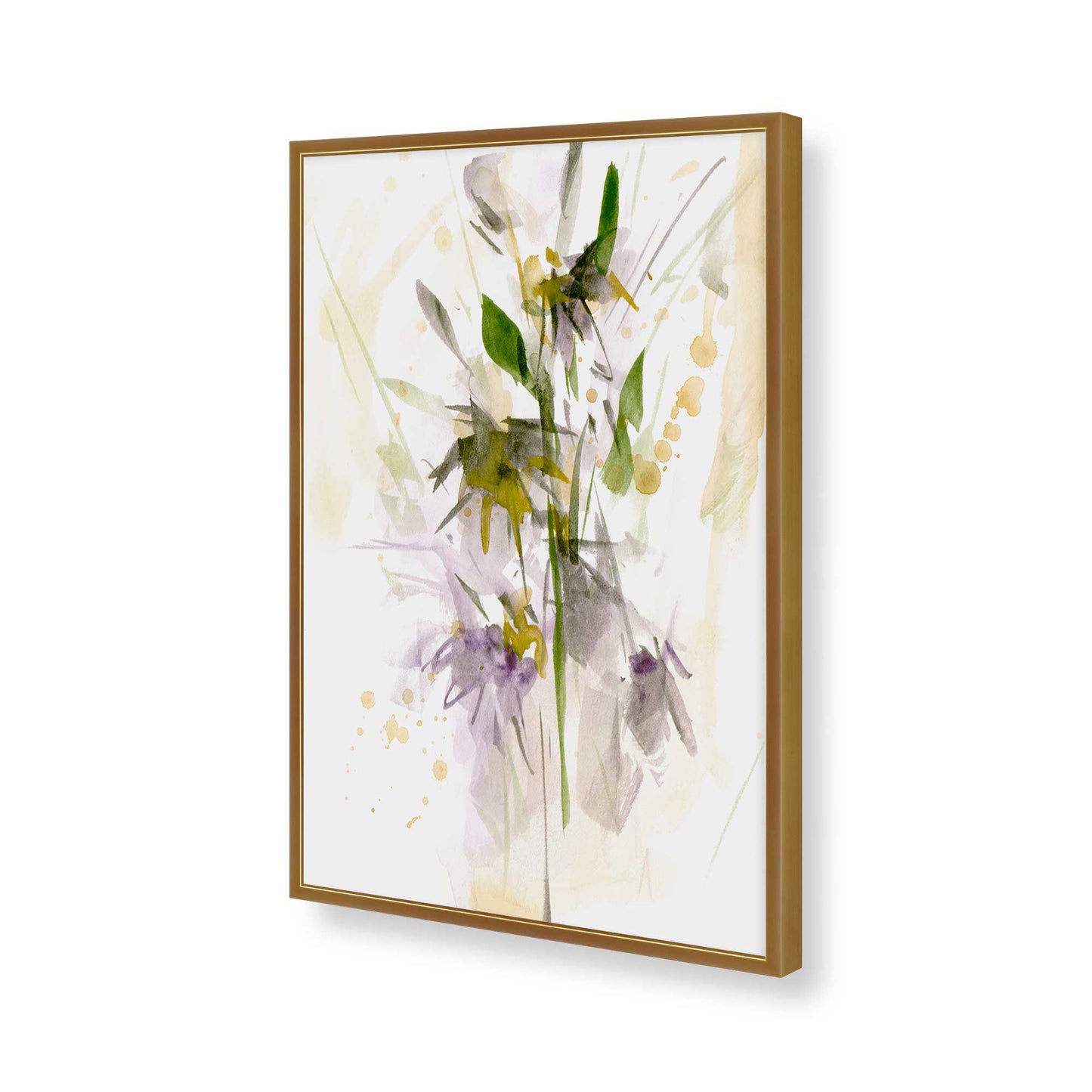 [Color:Polished Gold], Picture of art in a Polished Gold frame of the corner
