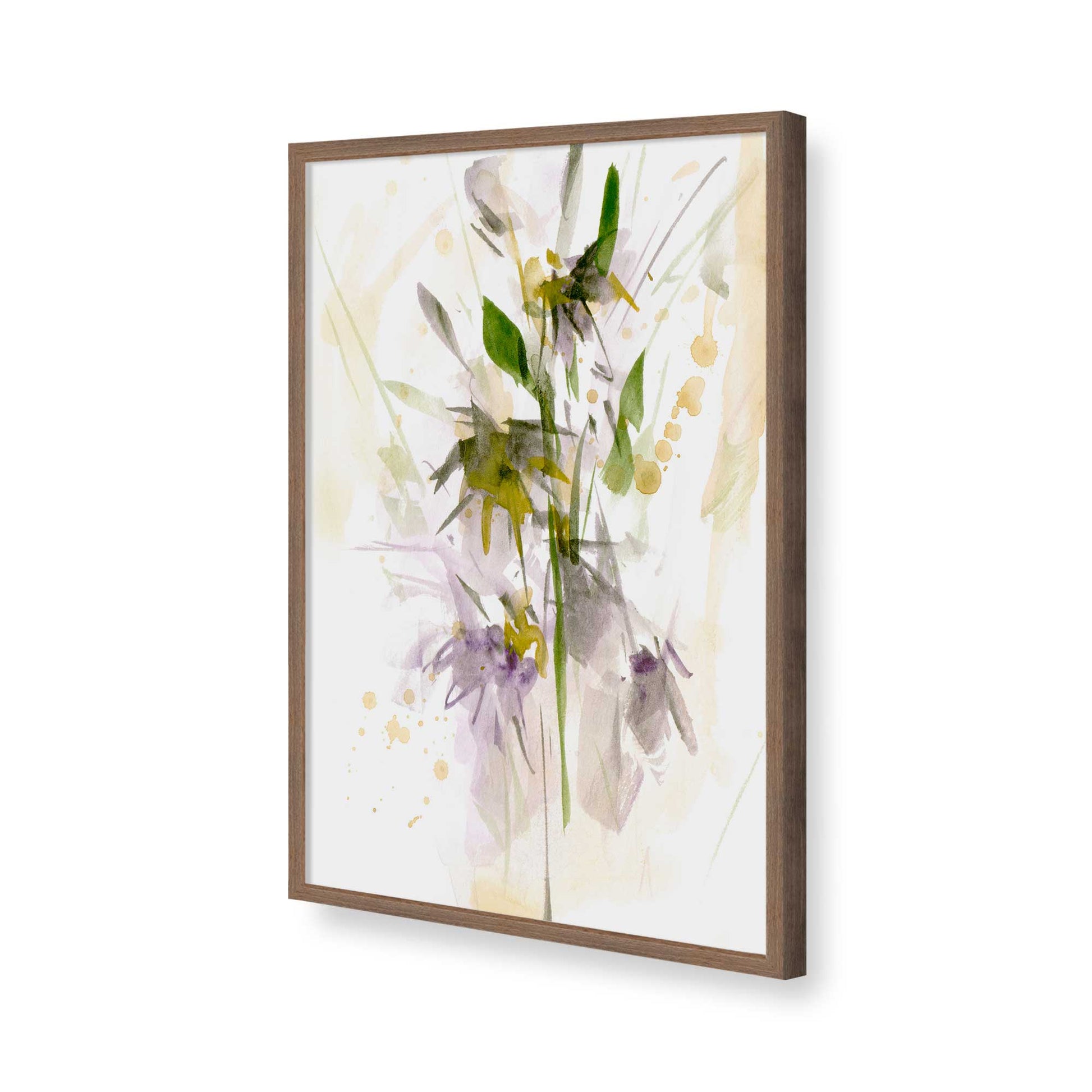 [Color:Walnut], Picture of art in a Walnut frame of the corner