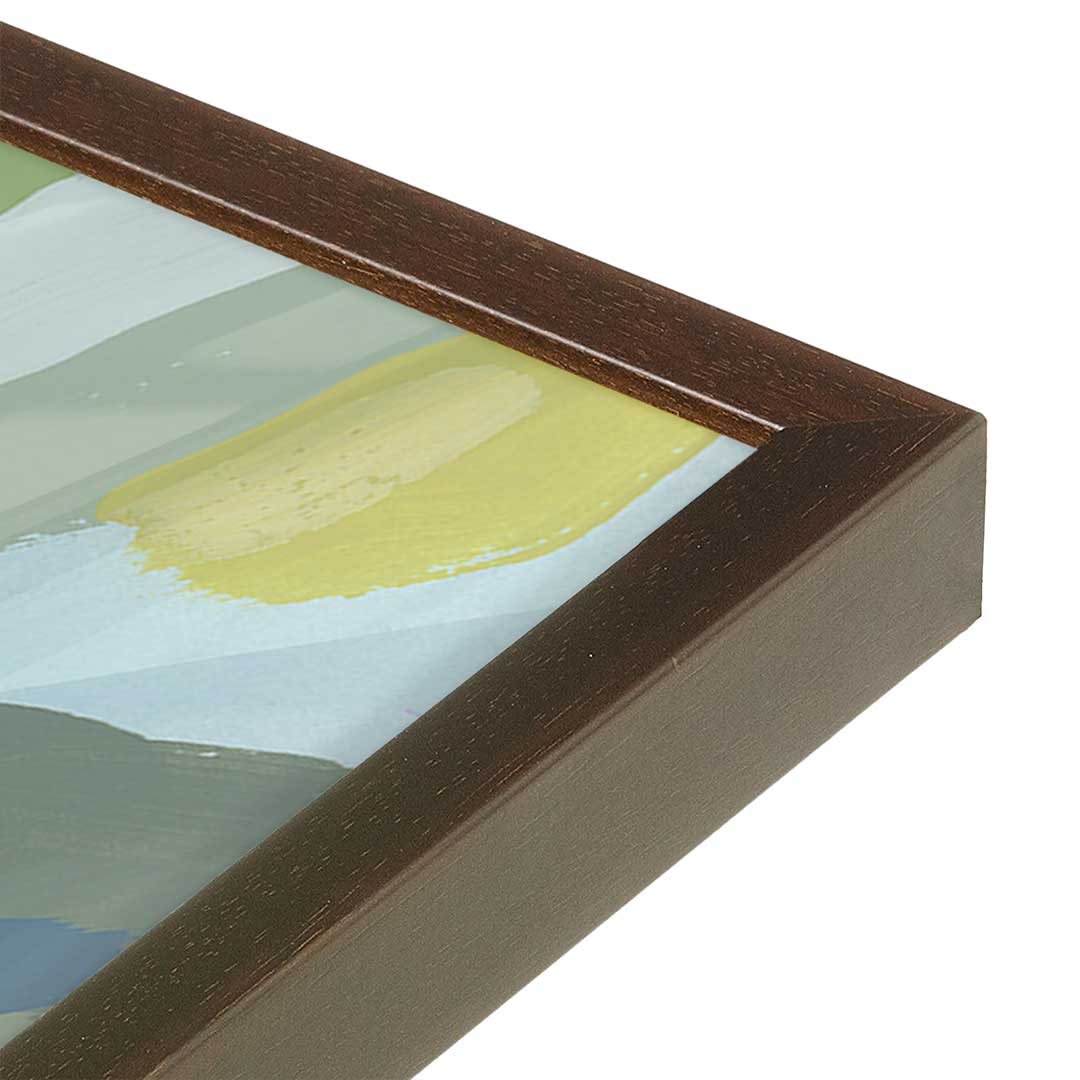 [Color:Belvinder Brown], Picture of art in a Belvinder Brown frame at an angle