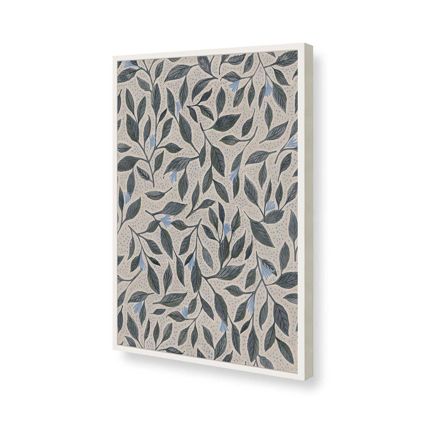 [Color:Opaque White], Picture of art in a Opaque White frame of the corner