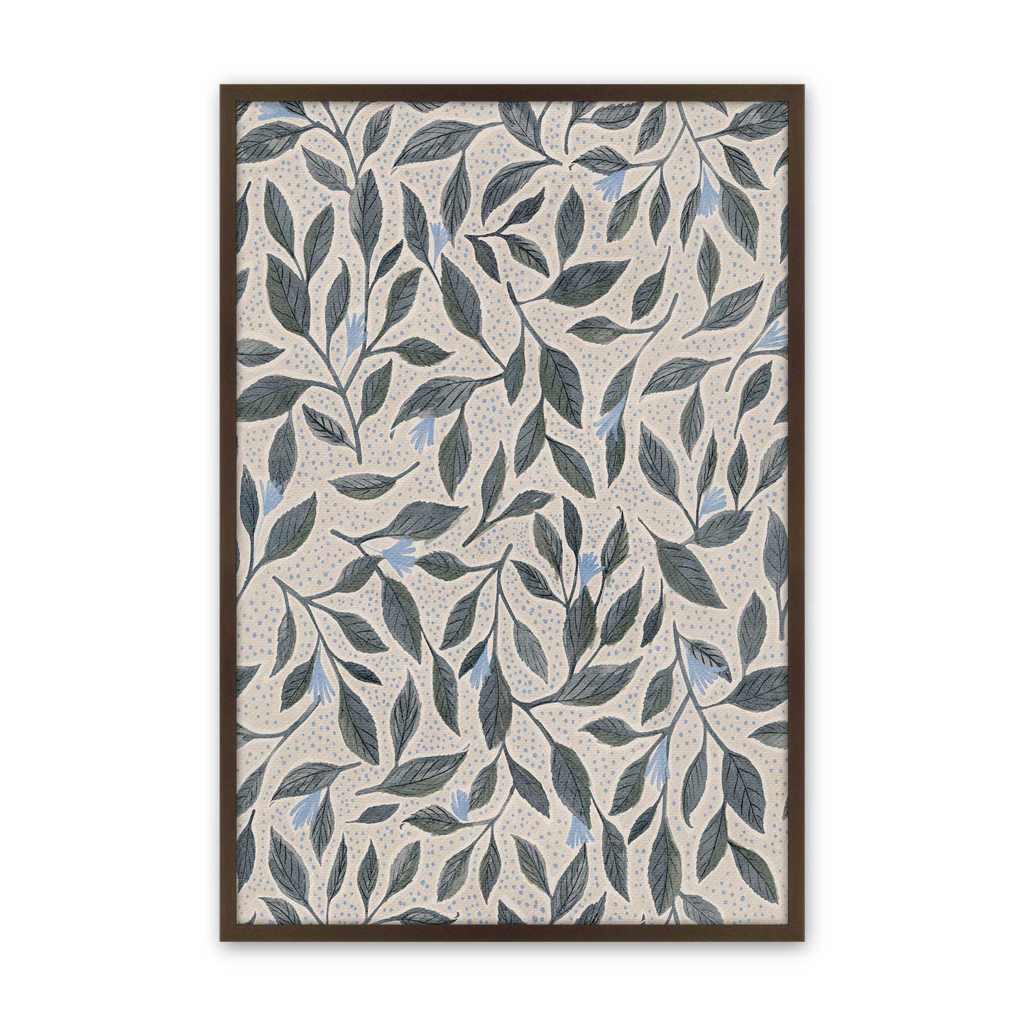 [Color:Brown], Picture of art in a Brown frame