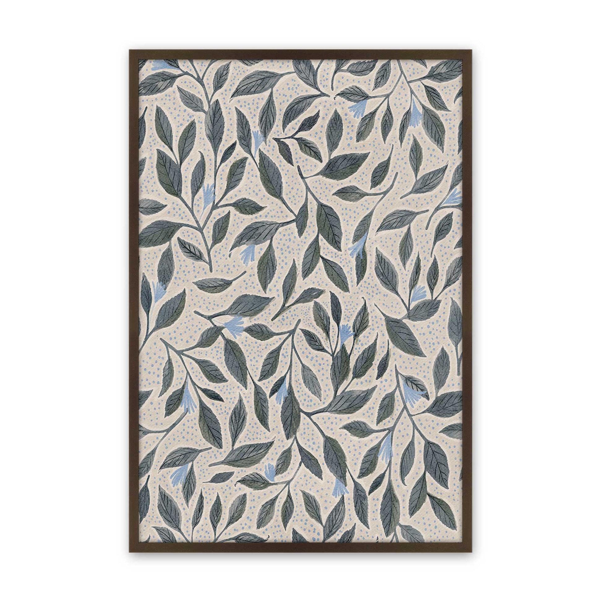 [Color:Brown], Picture of art in a Brown frame