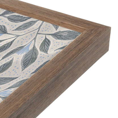 [Color:Walnut], Picture of art in a Walnut frame at an angle