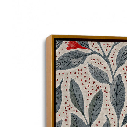 [Color:Polished Gold], Picture of art in a Polished Gold frame at an angle