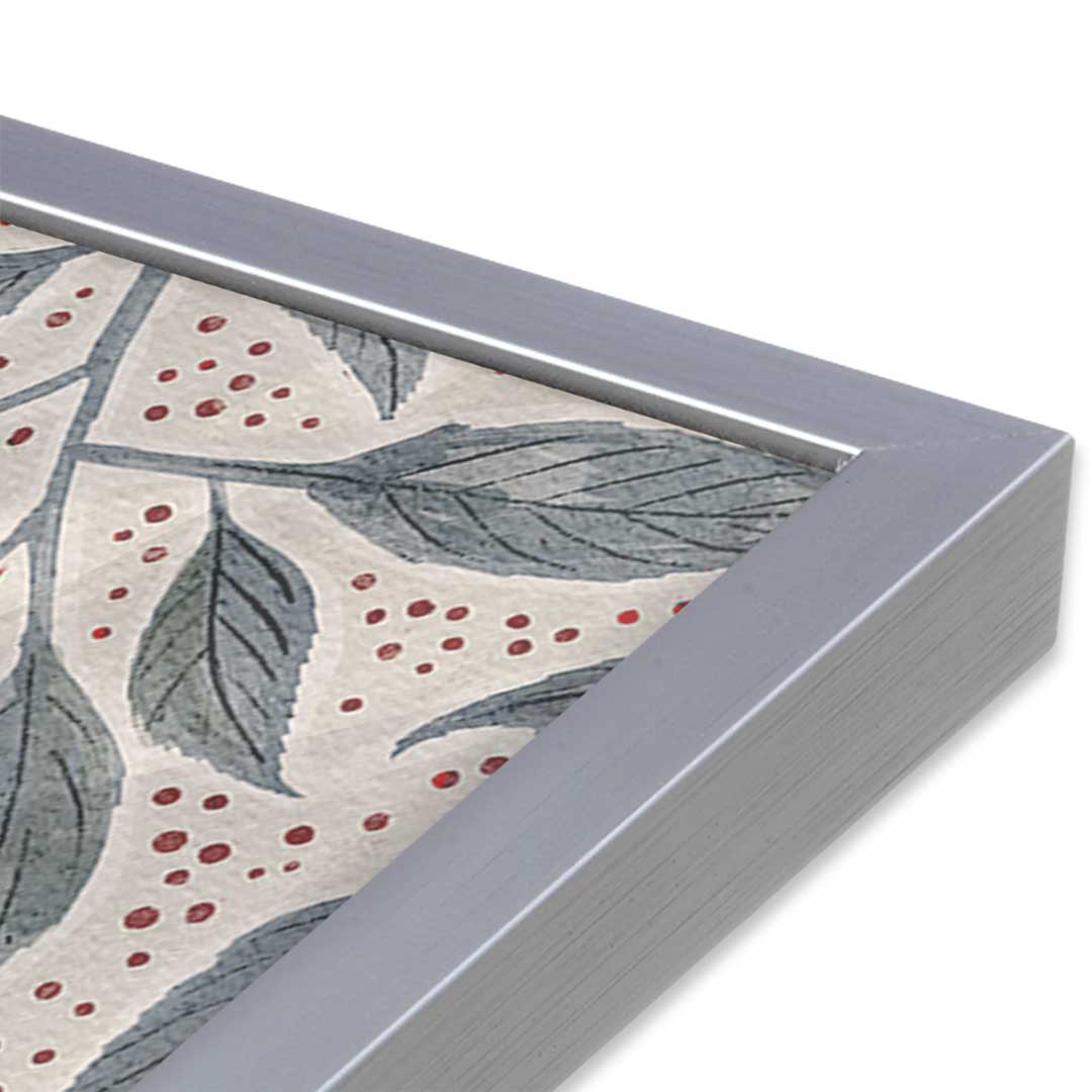 [Color:Polished Chrome], Picture of art in a Polished Chrome frame at an angle