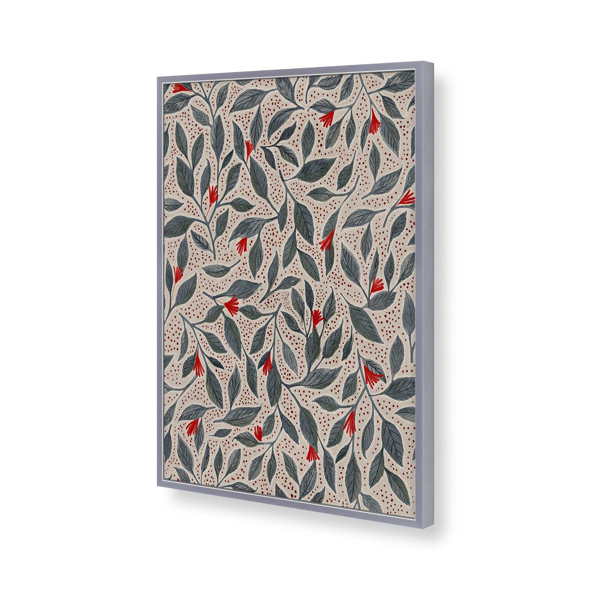 [Color:Polished Chrome], Picture of art in a Polished Chrome frame of the corner