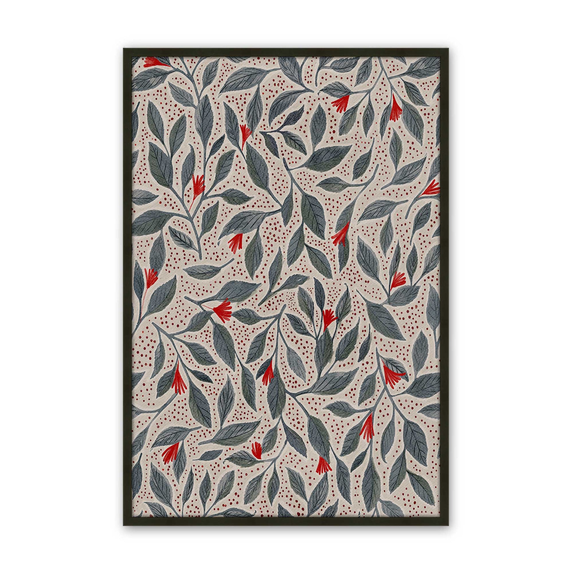 [Color:Satin Black], Picture of art in a Satin Black frame