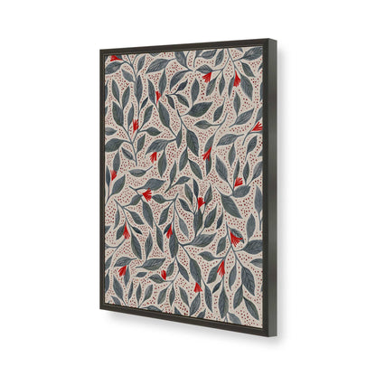 [Color:Satin Black], Picture of art in a Satin Black frame of the corner