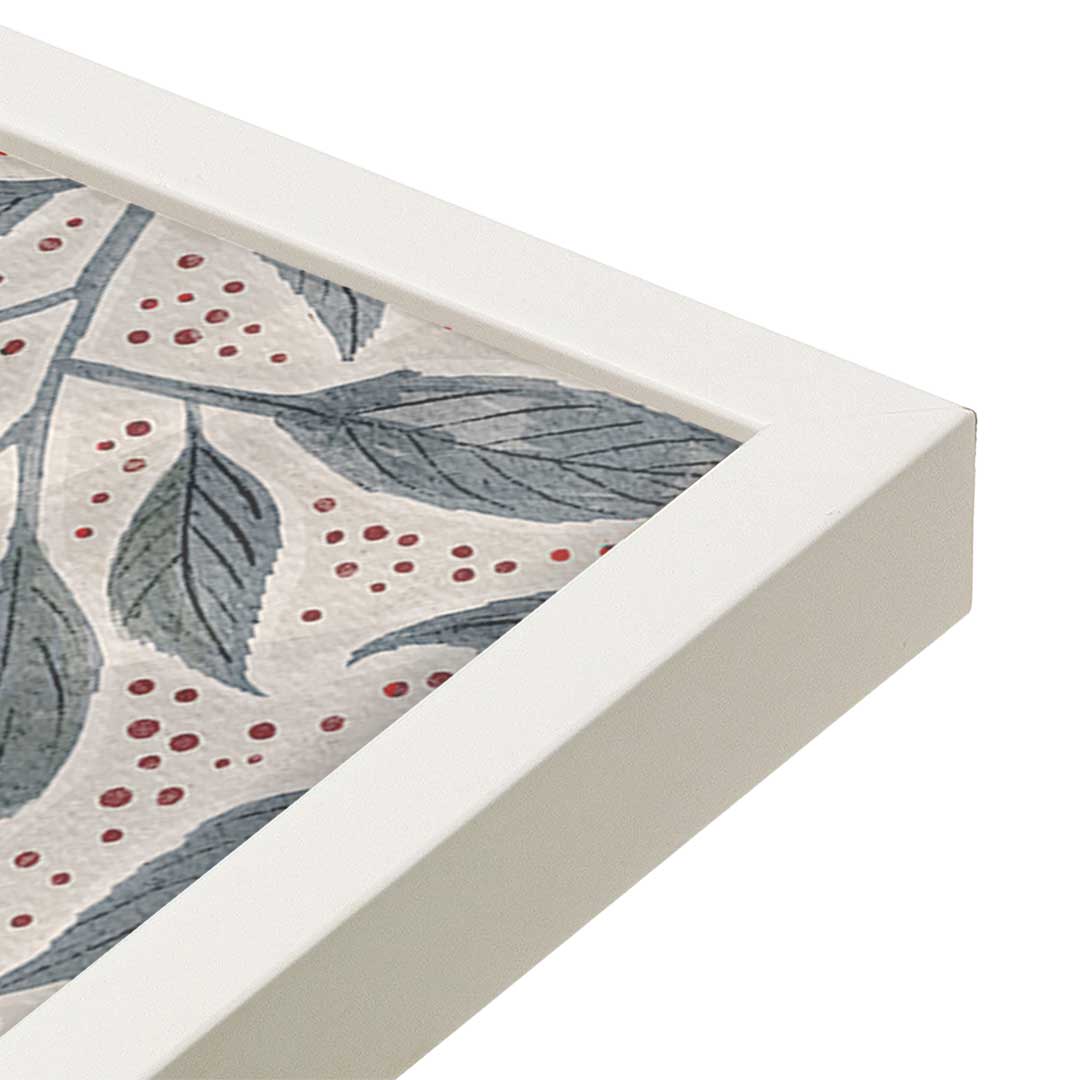 [Color:Opaque White], Picture of art in a Opaque White frame at an angle