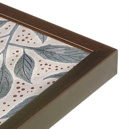 [Color:Belvinder Brown], Picture of art in a Belvinder Brown frame at an angle