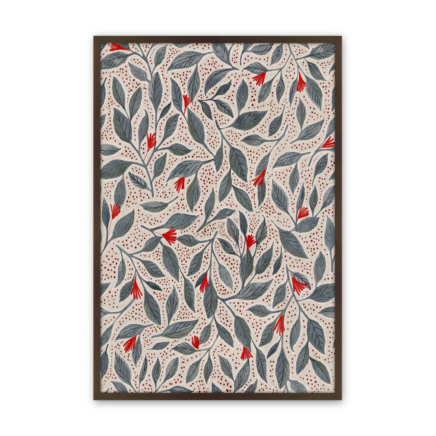 [Color:Brown], Picture of art in a Brown frame