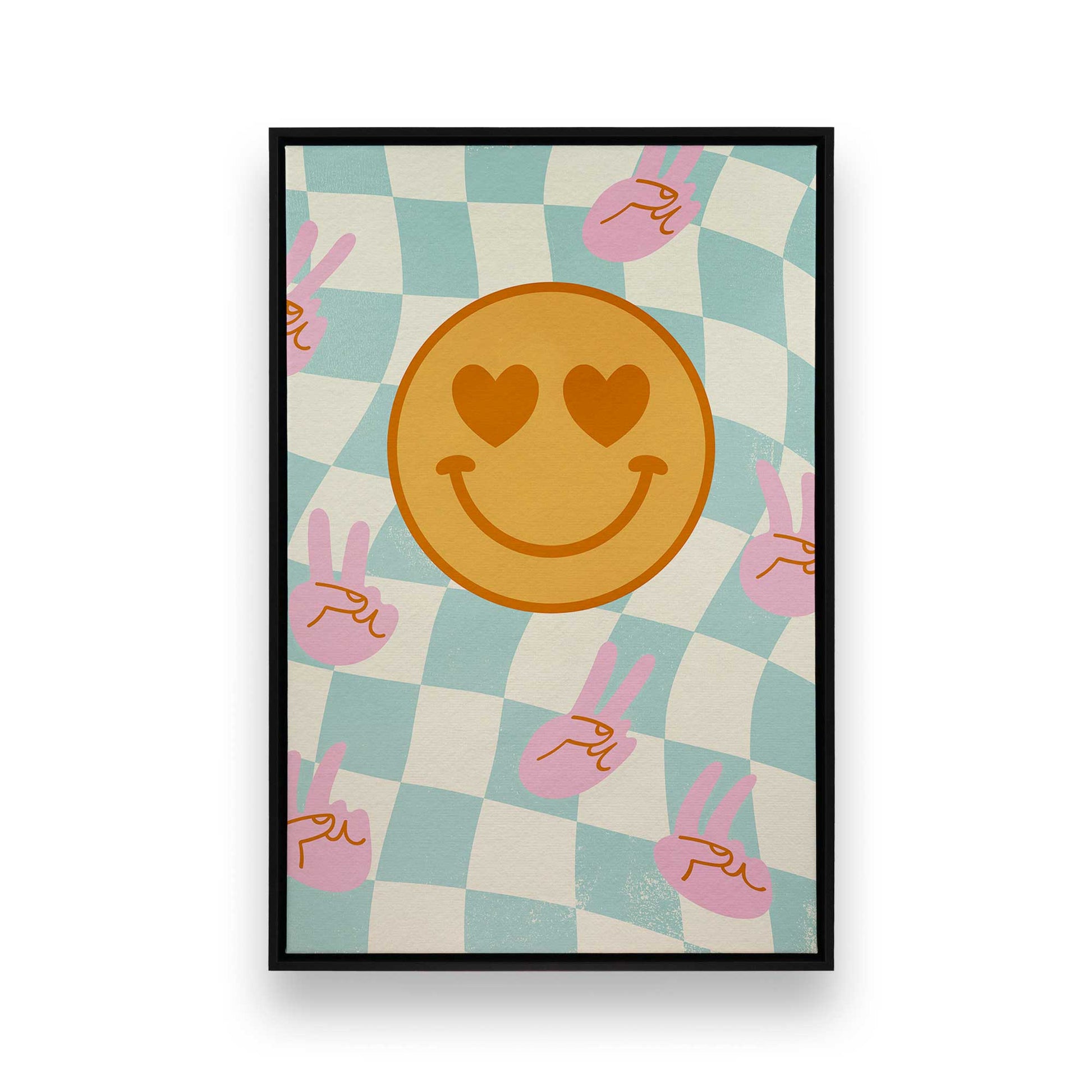 [Color:Satin Black], Picture of art in a Satin Black frame
