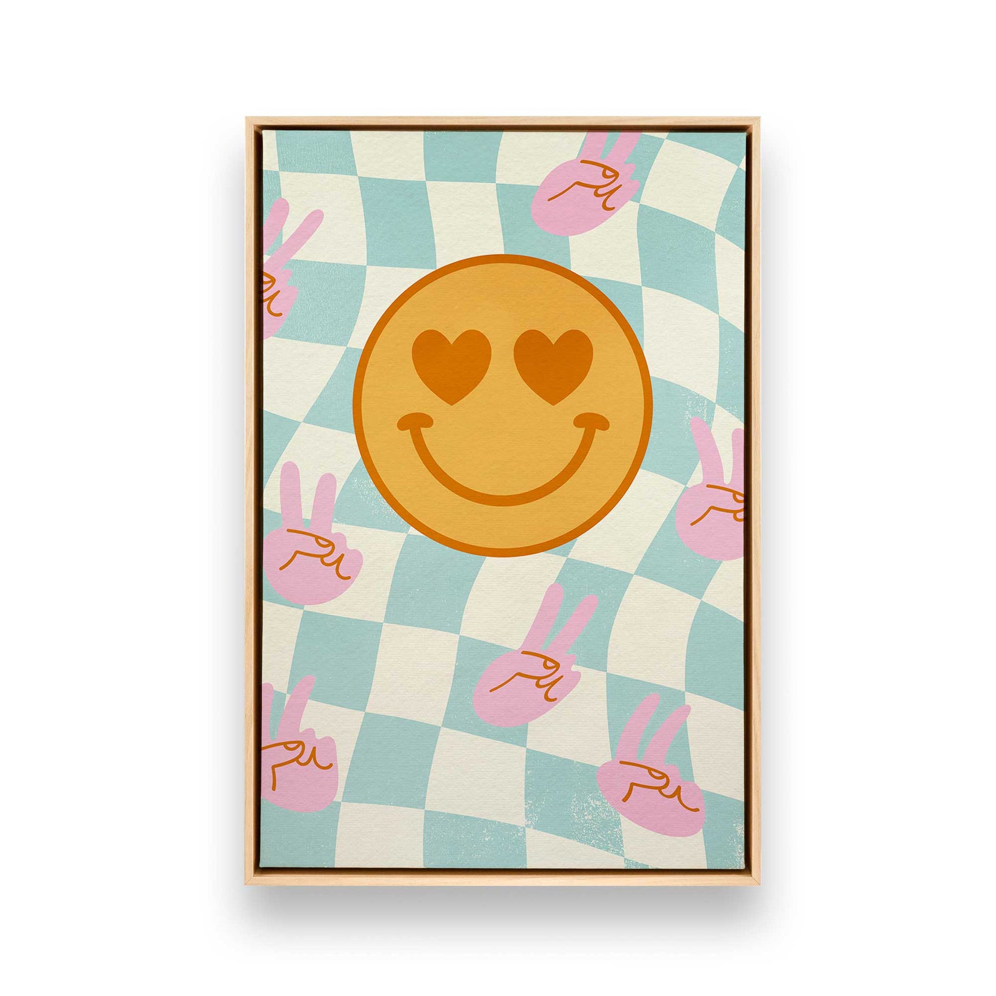[Color:American Maple], Picture of art in a American Maple frame
