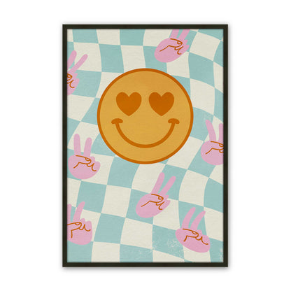 [Color:Satin Black], Picture of art in a Satin Black frame