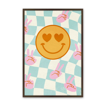[Color:Belvinder Brown], Picture of art in a Belvinder Brown frame
