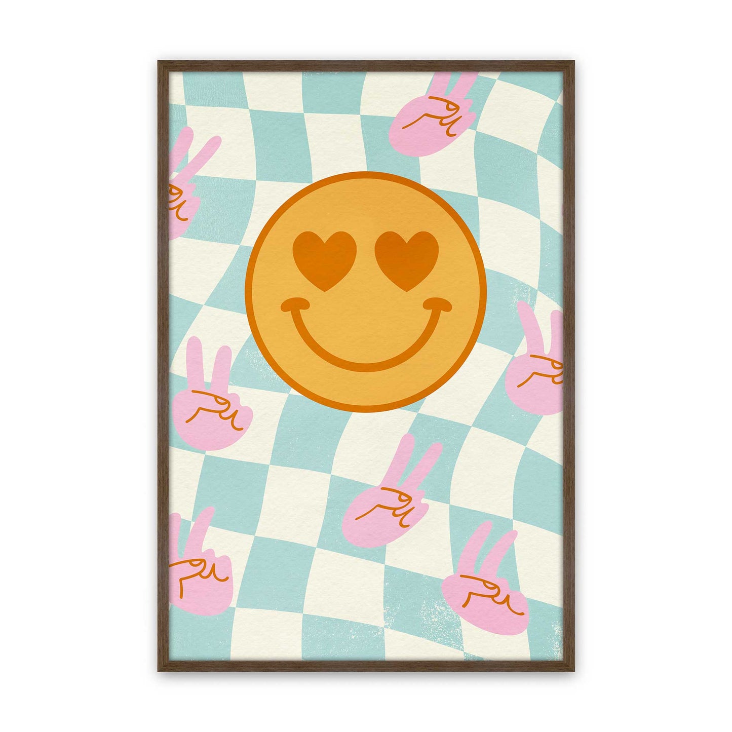 [Color:Walnut], Picture of art in a Walnut frame