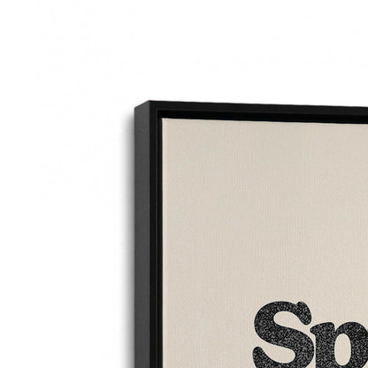 [Color:Satin Black], Picture of art in a Satin Black frame at an angle