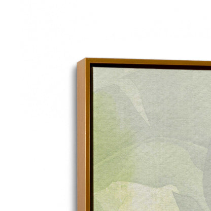 [Color:Polished Gold], Picture of art in a Polished Gold frame at an angle
