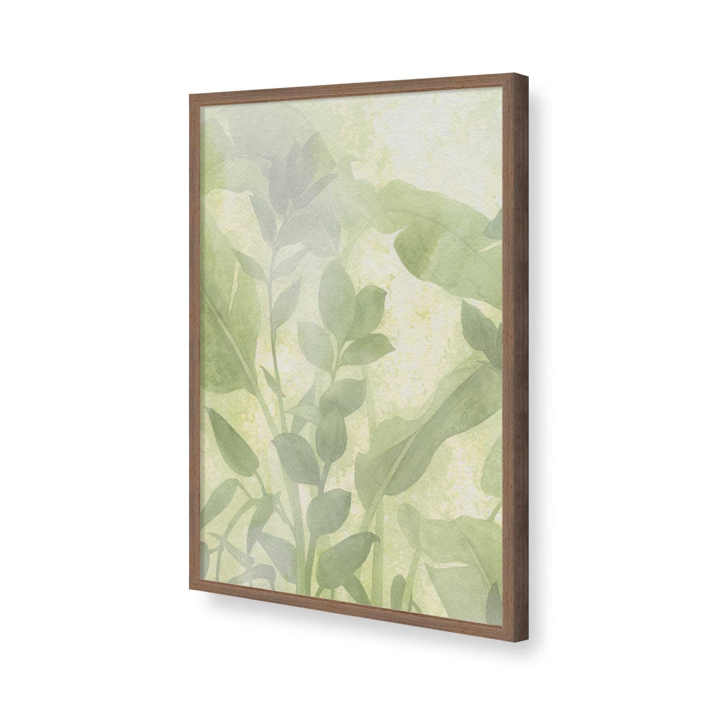 [Color:Walnut], Picture of art in a Walnut frame of the corner