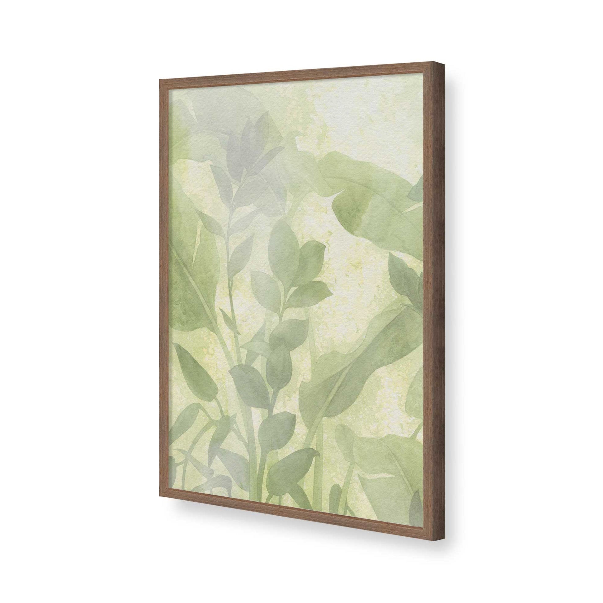 [Color:Walnut], Picture of art in a Walnut frame of the corner