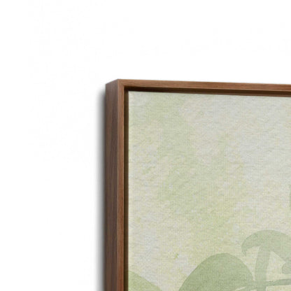 [Color:Walnut], Picture of art in a Walnut frame at an angle