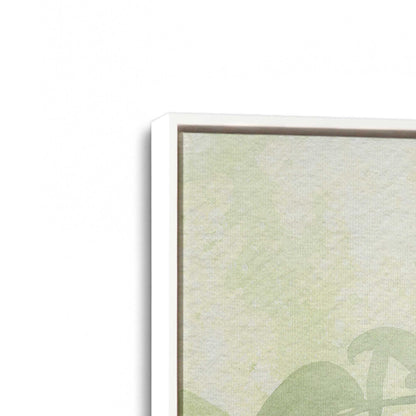 [Color:Opaque White], Picture of art in a White frame at an angle