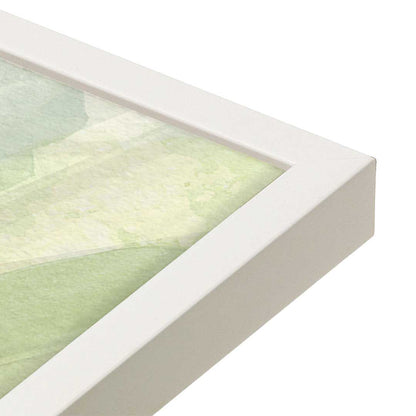 [Color:Opaque White], Picture of art in a Opaque White frame at an angle