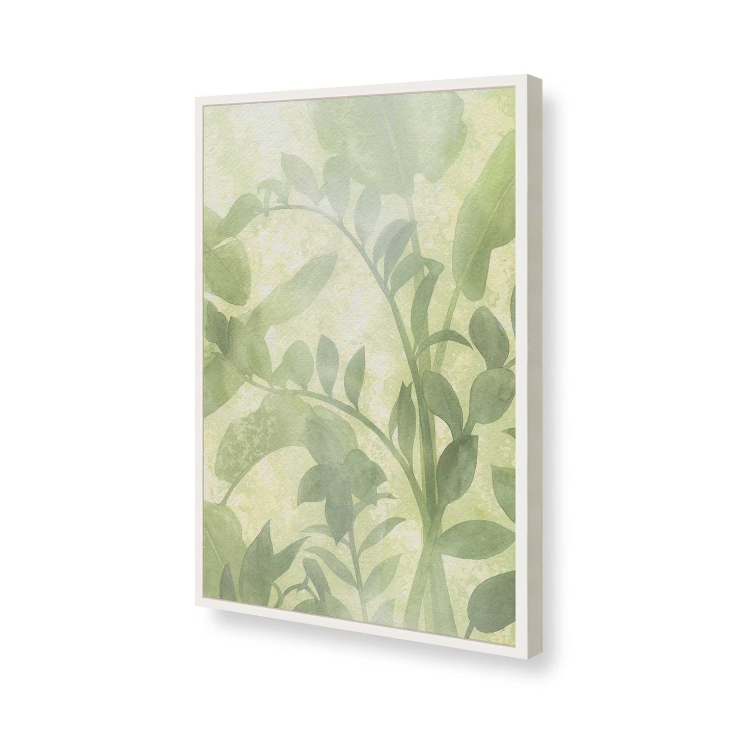 [Color:Opaque White], Picture of art in a Opaque White frame of the corner