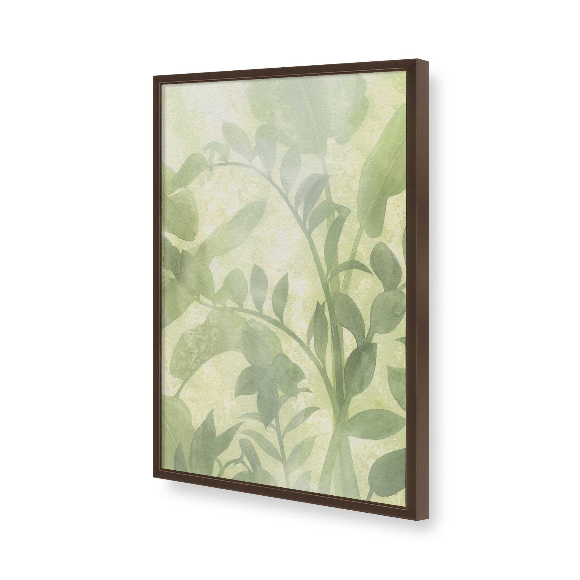 [Color:Brown], Picture of art in a Brown frame of the corner