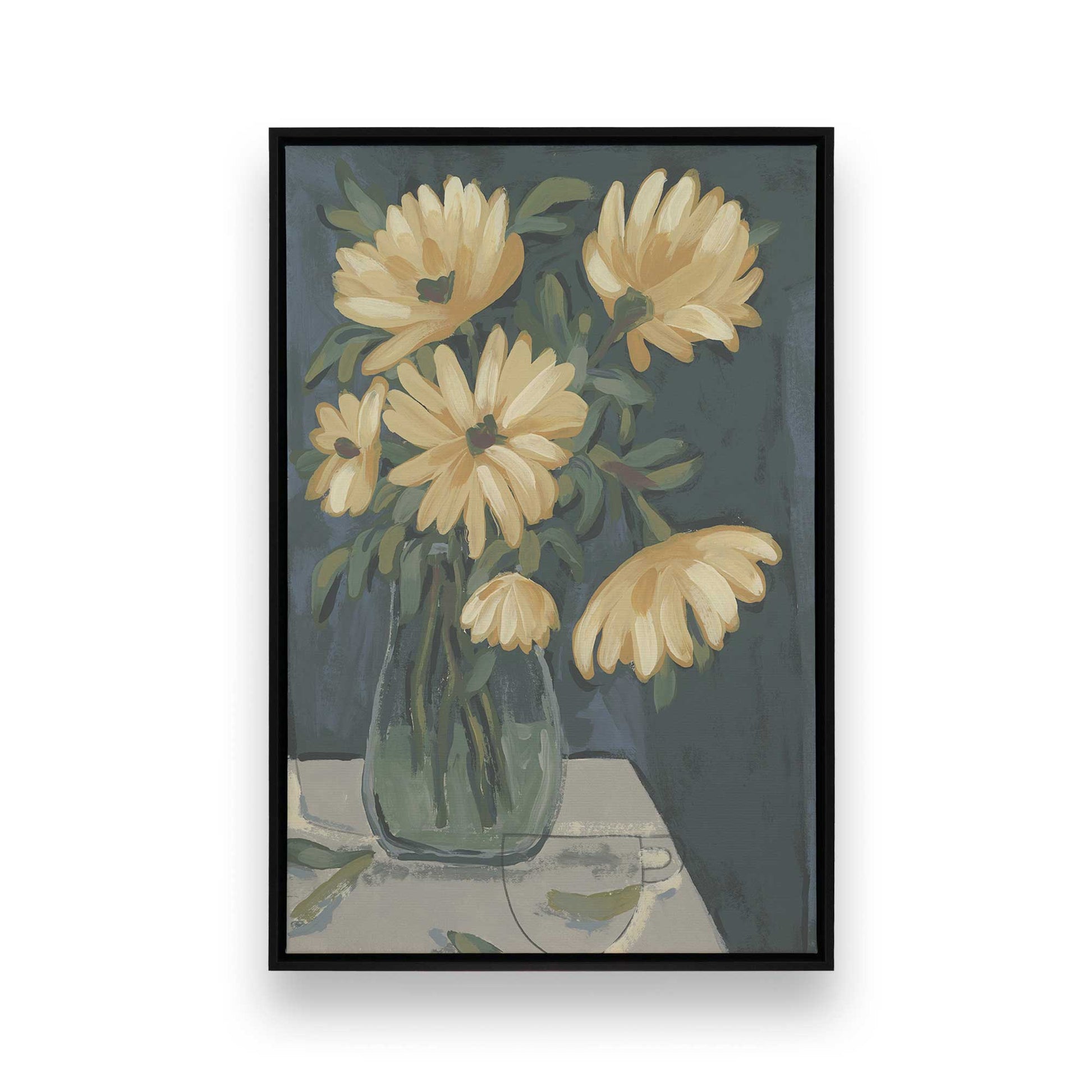 [Color:Satin Black], Picture of art in a Satin Black frame