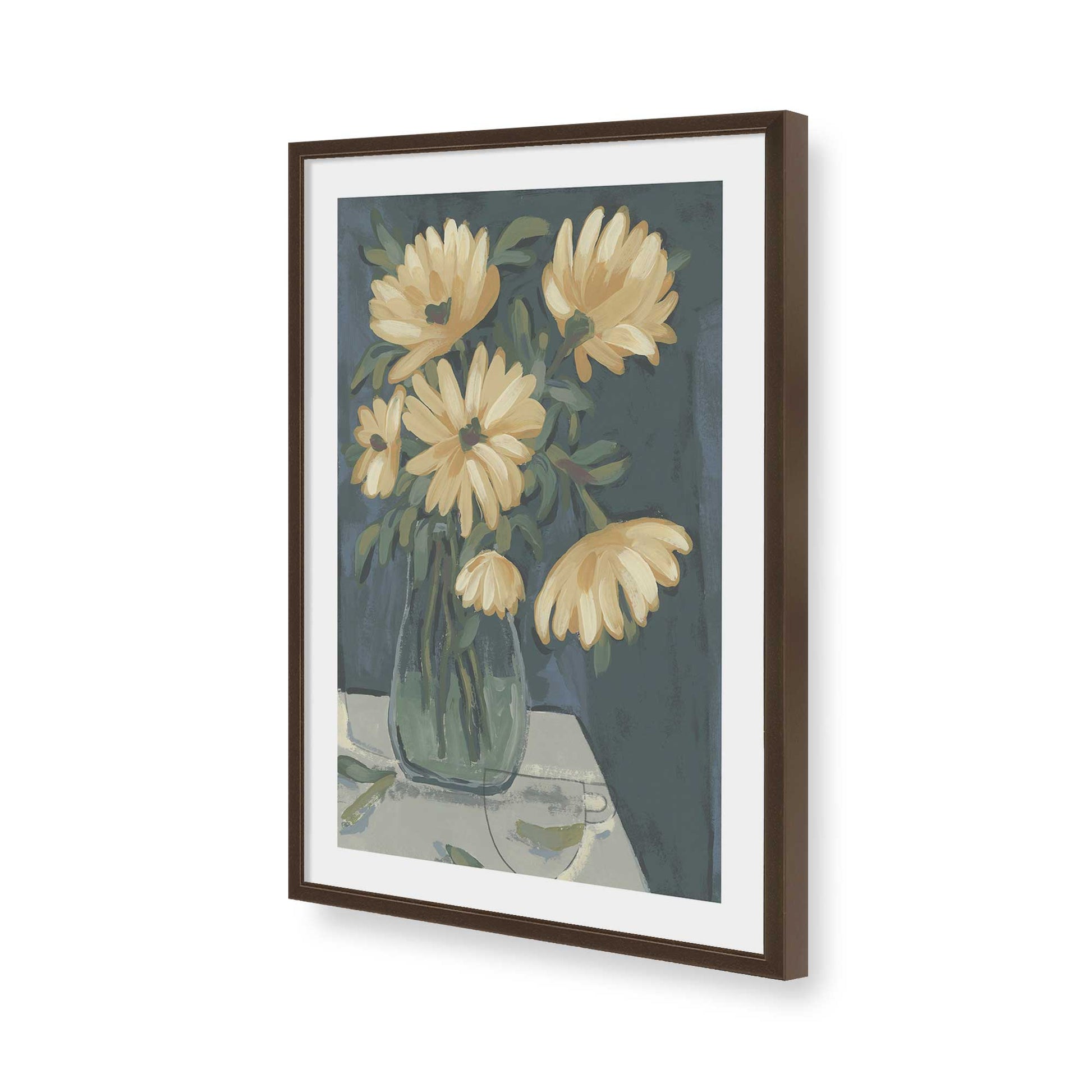 [Color:Belvinder Brown], Picture of art in a Belvinder Brown frame of the corner