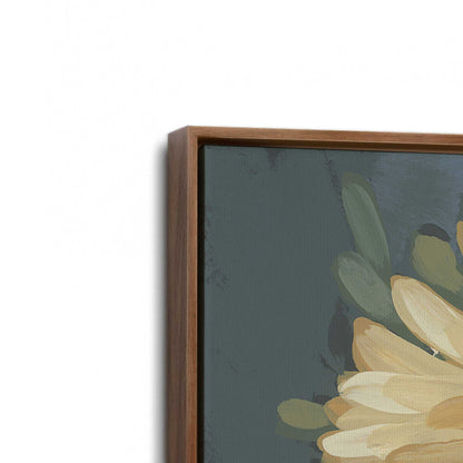 [Color:Walnut], Picture of art in a Walnut frame at an angle