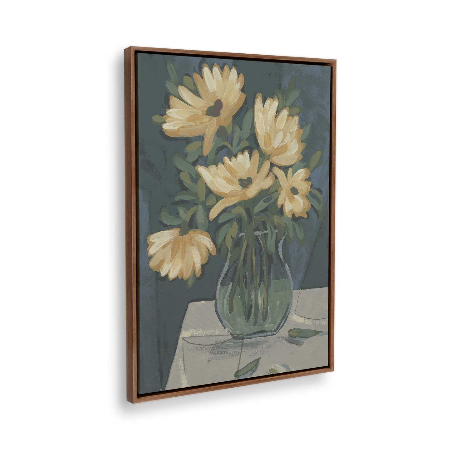 [Color:Walnut], Picture of the corner of the art