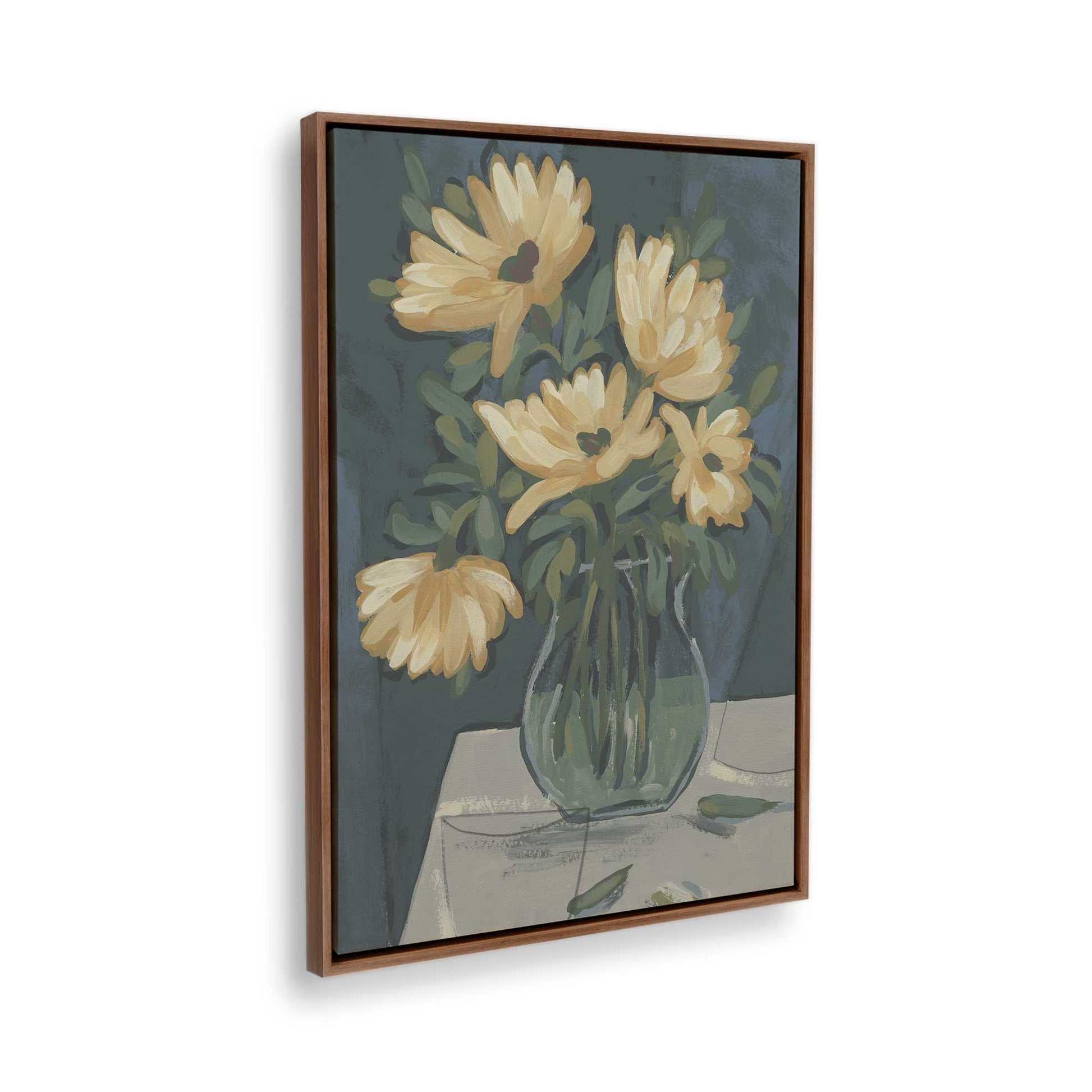 [Color:Walnut], Picture of the corner of the art