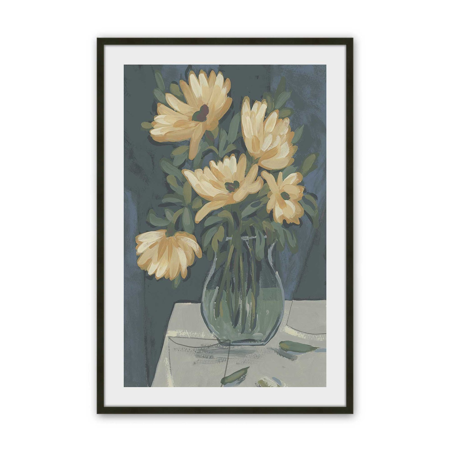 [Color:Satin Black], Picture of art in a Satin Black frame