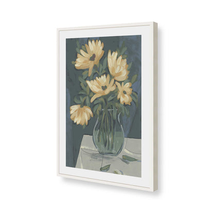 [Color:Opaque White], Picture of art in a Opaque White frame of the corner