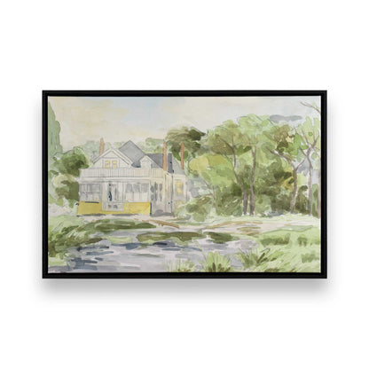 [Color:Satin Black], Picture of art in a Satin Black frame
