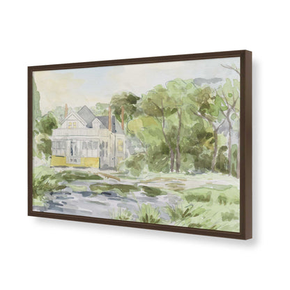 [Color:Belvinder Brown], Picture of art in a Belvinder Brown frame of the corner