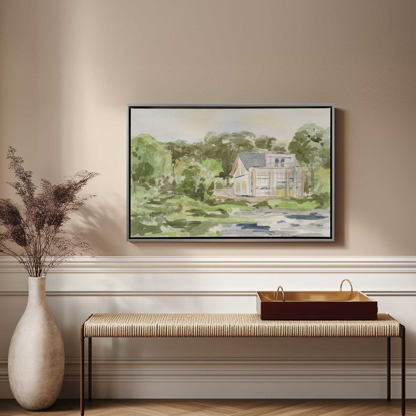 Picture of art in a room