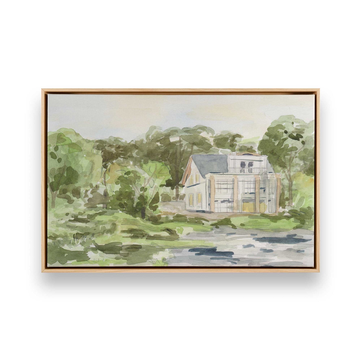 [Color:American Maple], Picture of art in a American Maple frame
