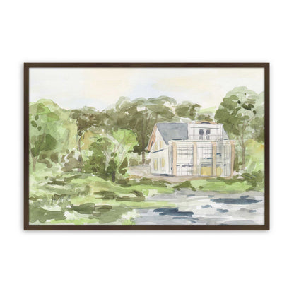 [Color:Belvinder Brown], Picture of art in a Belvinder Brown frame