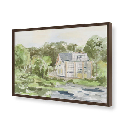 [Color:Belvinder Brown], Picture of art in a Belvinder Brown frame of the corner