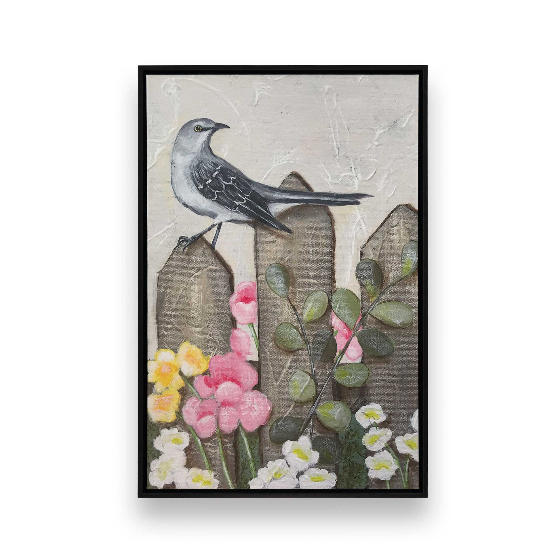 [Color:Satin Black], Picture of art in a Satin Black frame