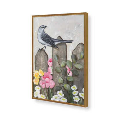 [Color:Polished Gold], Picture of art in a Polished Gold frame of the corner