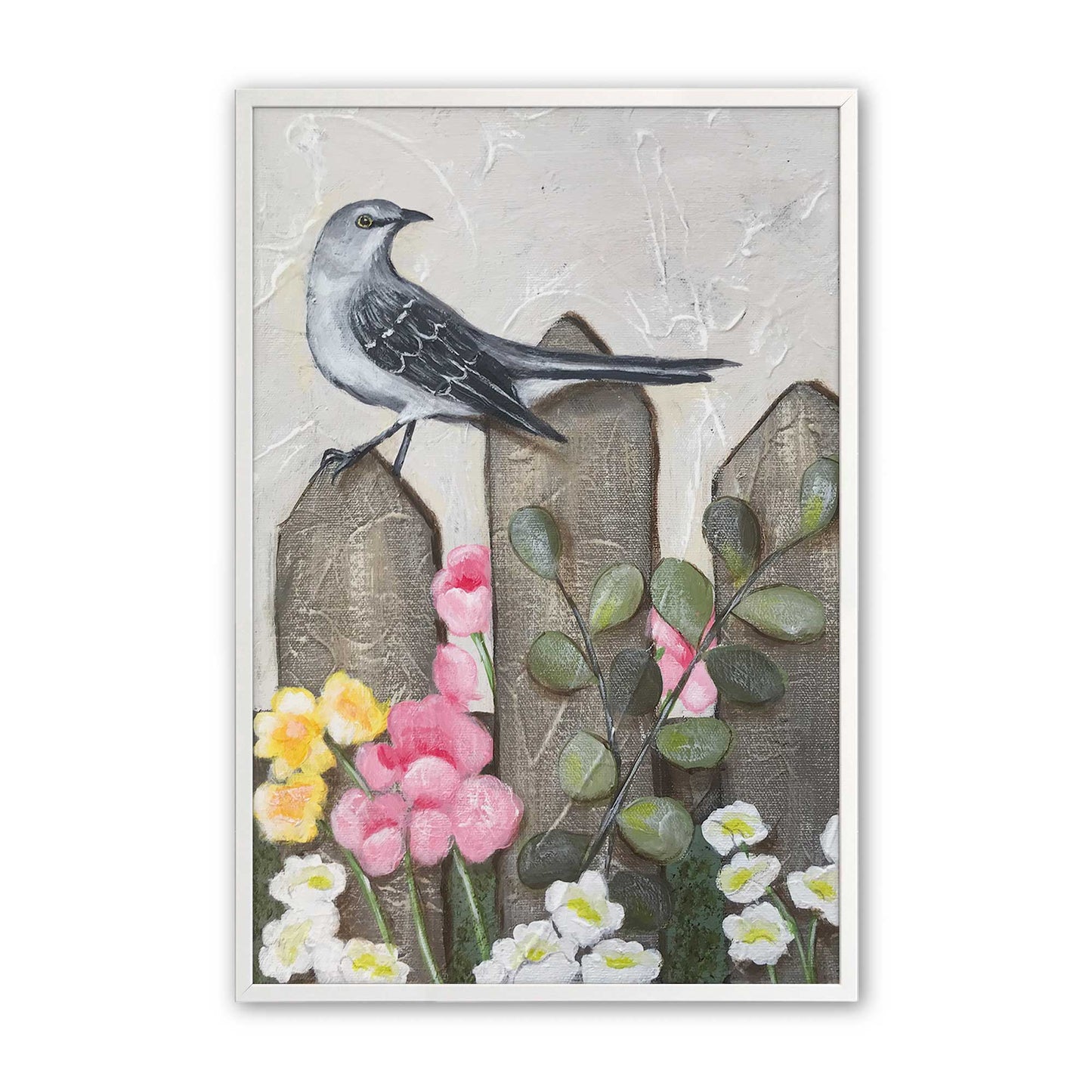 [Color:Opaque White], Picture of art in a Opaque White frame